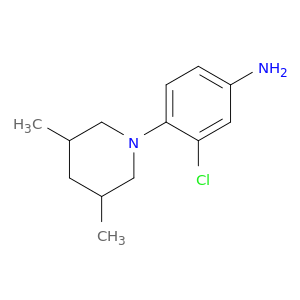 3-氯-4-(3,5-二甲基哌啶-1-基)苯胺