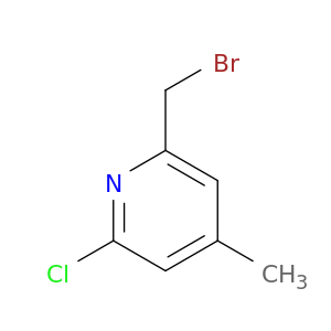 2-(溴甲基)-6-氯-4-甲基吡啶