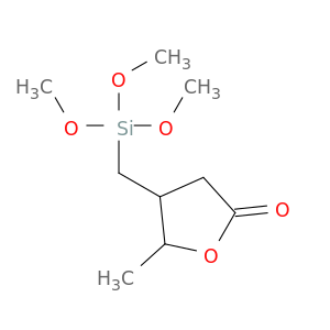 2(3H)-Furanone, dihydro-5-methyl-4-[(trimethoxysilyl)methyl]-