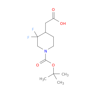 2-(1-(叔丁氧基羰基)-3,3-二氟哌啶-4-基)乙酸