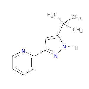 Pyridine, 2-[5-(1,1-dimethylethyl)-1H-pyrazol-3-yl]-