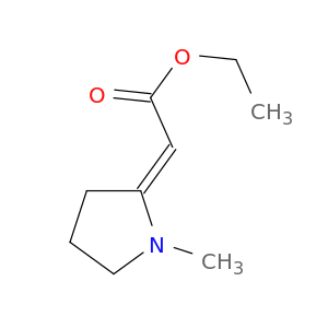 Acetic acid, (1-methyl-2-pyrrolidinylidene)-, ethyl ester, (2E)-