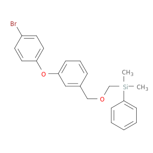 Silane, [[[3-(4-bromophenoxy)phenyl]methoxy]methyl]dimethylphenyl-