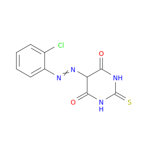 4,6(1H,5H)-Pyrimidinedione, 5-[(2-chlorophenyl)azo]dihydro-2-thioxo-
