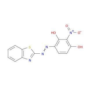 1,3-Benzenediol, 4-(2-benzothiazolylazo)-2-nitro-