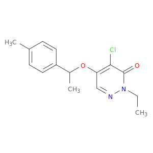 3(2H)-Pyridazinone, 4-chloro-2-ethyl-5-[1-(4-methylphenyl)ethoxy]-