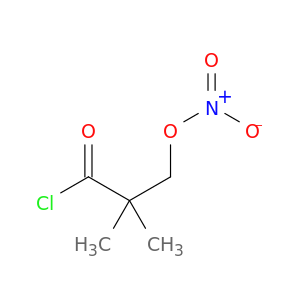 Propanoyl chloride, 2,2-dimethyl-3-(nitrooxy)-