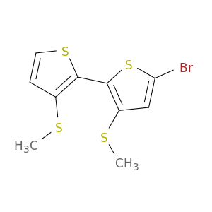 2,2'-Bithiophene, 5-bromo-3,3'-bis(methylthio)-