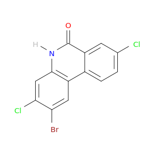6(5H)-Phenanthridinone,2-bromo-3,8-dichloro-