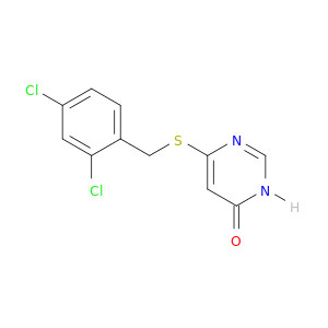 6-[(2,4-dichlorobenzyl)sulfanyl]pyrimidin-4(3h)-one