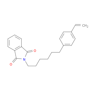 1H-Isoindole-1,3(2H)-dione, 2-[6-(4-ethenylphenyl)hexyl]-