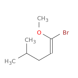 1-Pentene, 1-bromo-1-methoxy-4-methyl-, (1E)-