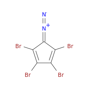 1,3-Cyclopentadiene, 1,2,3,4-tetrabromo-5-diazo-