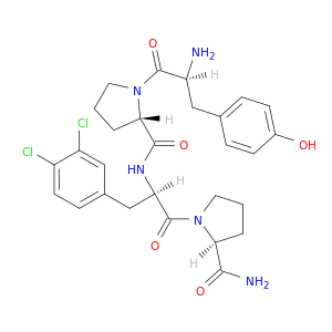 L-Prolinamide, L-tyrosyl-L-prolyl-3,4-dichloro-D-phenylalanyl-
