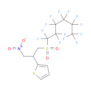 Thiophene, 2-[1-(nitromethyl)-2-[(tridecafluorohexyl)sulfonyl]ethyl]-
