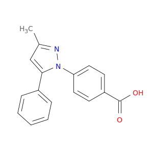 4-(3-Methyl-5-phenyl-1H-pyrazol-1-yl)benzoic acid