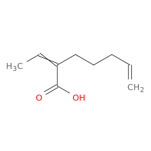 6-Heptenoic acid, 2-ethylidene-