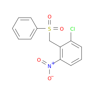 Benzene, 1-chloro-3-nitro-2-[(phenylsulfonyl)methyl]-