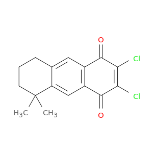1,4-Anthracenedione, 2,3-dichloro-5,6,7,8-tetrahydro-5,5-dimethyl-