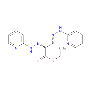 Propanoic acid, 2,3-bis[2-(2-pyridinyl)hydrazinylidene]-, ethyl ester