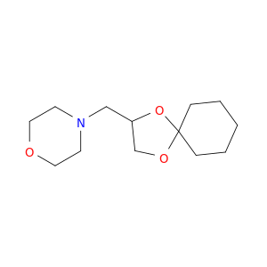 Morpholine, 4-(1,4-dioxaspiro[4.5]dec-2-ylmethyl)-
