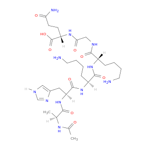 L-Glutamine, N-acetyl-L-alanyl-L-histidyl-L-lysyl-L-lysylglycyl-