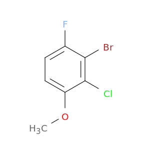 2-Bromo-3-chloro-1-fluoro-4-methoxybenzene
