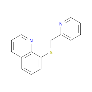 Quinoline, 8-[(2-pyridinylmethyl)thio]-
