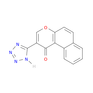 1H-Naphtho[2,1-b]pyran-1-one, 2-(1H-tetrazol-5-yl)-