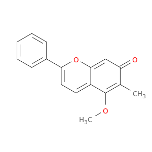 7H-1-Benzopyran-7-one,5-methoxy-6-methyl-2-phenyl-