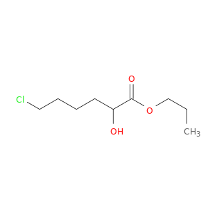 Hexanoic acid, 6-chloro-2-hydroxy-, propyl ester