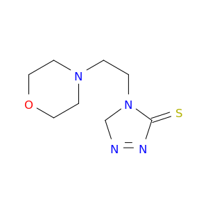 3H-1,2,4-Triazole-3-thione, 4,5-dihydro-4-[2-(4-morpholinyl)ethyl]-