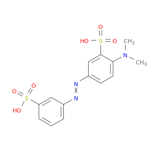 Benzenesulfonic acid,2-(dimethylamino)-5-[2-(3-sulfophenyl)diazenyl]-