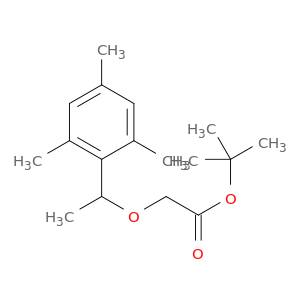Acetic acid, [1-(2,4,6-trimethylphenyl)ethoxy]-, 1,1-dimethylethyl ester