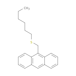Anthracene, 9-[(hexylthio)methyl]-
