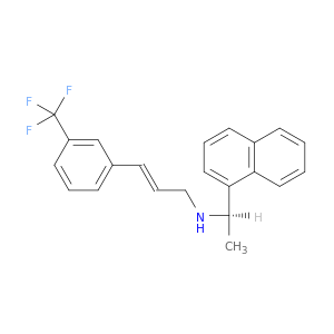 3-(3-(Trifluoromethl)phenyl-N-(R)-1-(naphthalen-1-yl)ethyl)prop-2-en-1-amine