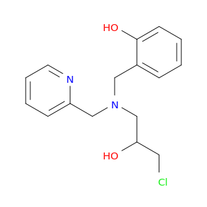 Phenol, 2-[[(3-chloro-2-hydroxypropyl)(2-pyridinylmethyl)amino]methyl]-