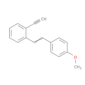 Benzene, 1-ethynyl-2-[2-(4-methoxyphenyl)ethenyl]-