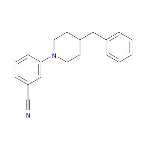 Benzonitrile, 3-[4-(phenylmethyl)-1-piperidinyl]-
