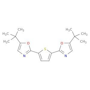 Oxazole, 2,2'-(2,5-thiophenediyl)bis[5-(1,1-dimethylethyl)-