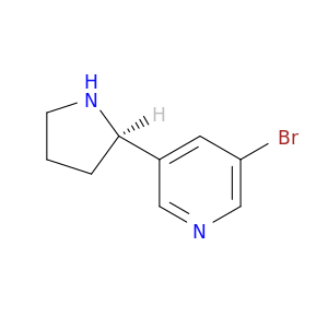 Pyridine,3-bromo-5-(2R)-2-pyrrolidinyl-