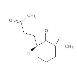Cyclohexanone, 2-methyl-6-(3-oxobutyl)-, trans-
