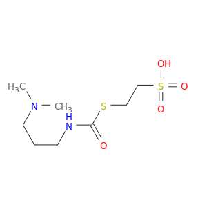 Ethanesulfonic acid, 2-[[[[3-(dimethylamino)propyl]amino]carbonyl]thio]-