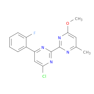 2,2'-Bipyrimidine, 4-chloro-6-(2-fluorophenyl)-4'-methoxy-6'-methyl-