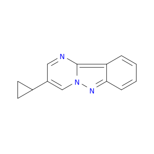 Pyrimido[1,2-b]indazole, 3-cyclopropyl-