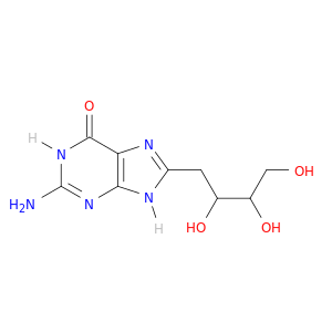 6H-Purin-6-one,2-amino-1,9-dihydro-8-(2,3,4-trihydroxybutyl)-