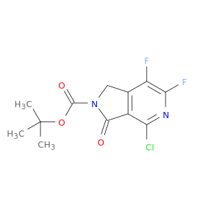 4-氯-6,7-二氟-3-氧代-1H-吡咯并[3,4-c]吡啶-2(3H)-甲酸叔丁酯
