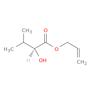 Butanoic acid, 2-hydroxy-3-methyl-, 2-propenyl ester, (2S)-