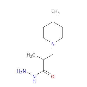 2-methyl-3-(4-methylpiperidin-1-yl)propanehydrazide