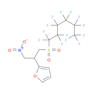 Furan, 2-[1-(nitromethyl)-2-[(tridecafluorohexyl)sulfonyl]ethyl]-